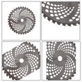 thumbnail image 4 of 9 Inch x 36 Teeth Brush Cutter Blades Stainless Steel Trimmer Head Replacement for , Husky, Shindaiwa Brush Cutter Trimmer Weed Eater Blade (2 Pack), 4 of 5