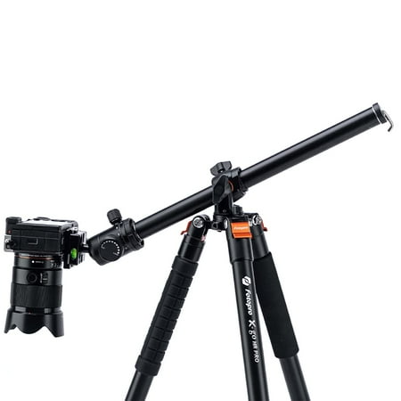 Fotopro 68 inch Camera Tripod Horizontal 360 Tripod Portable Monopod with Ball Head 16KG Load Capacity Quick Release Plate for Travel and Work