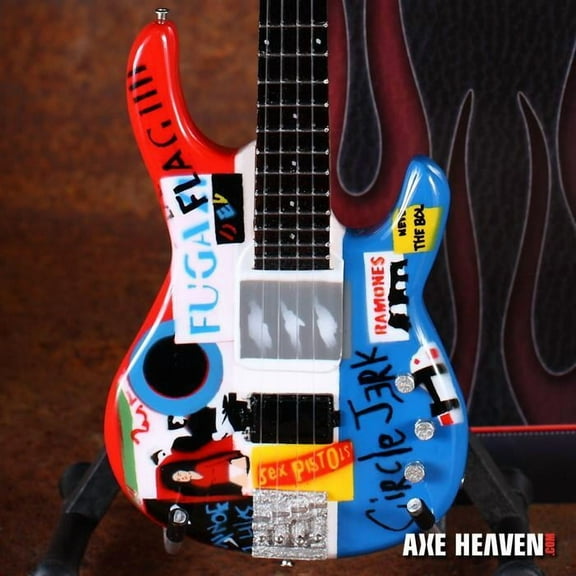 Axe Heaven Signiture Psycho Mini Bass Guitar Replica Collectible CP-301