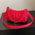 thumbnail image 3 of Bolsa Mujeres bordado hilo femenino embrague cadena decoración Hobo (rojo) JShteea Para Estrenar, 3 of 8