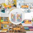 thumbnail image 5 of Foldable Fabric Storage Bin Home Cubes Clothing Organizer Bins Large Collapsible Box Basket for Home Organizer Cat and Colorful Clouds, 5 of 7