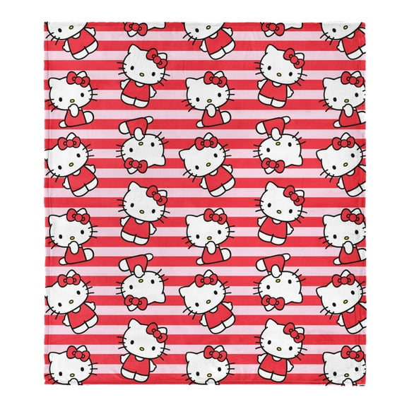 Hello Kitty Bow Huggable Cloud Throw for Kids, 60x70 inches
