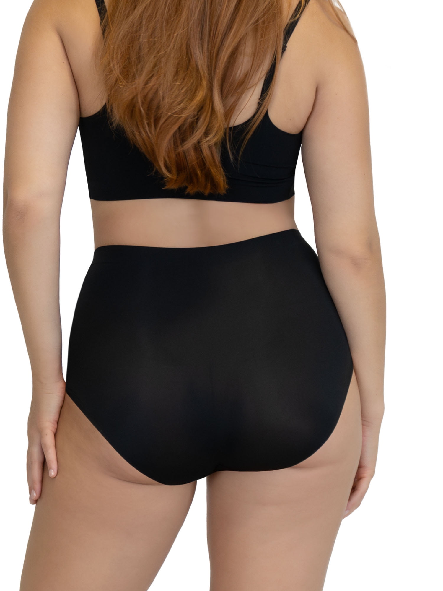No Boundaries High-Rise Brief Super Absorbency Period Underwear, 2-Pack, Women’s XS-XXL