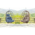 thumbnail image 2 of Gymojoy Indoor & Outdoor Foldable Hanging Egg Chair Without Stand Blue, 2 of 5