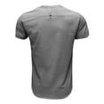 thumbnail image 4 of Summer Fashion Plus Size Tops for Men Cotton Linen Solid Color Casual Button Round Neck Pockets Short Sleeve T-shirt Top, 4 of 7