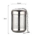 thumbnail image 4 of CSChome Infuseur à Thé en Acier Inoxydable Infuseur à Thé en Acier Inoxydable Passoire Maille Fine pour Thé en Feuilles Filtre à Thé Réutilisable Diffuseurs Facile à Utiliser Support de Boule de Thé en Feuilles, 4 of 6