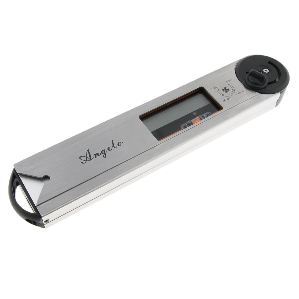 Dualoai 360 Degree Digital Angle Ruler Protractor Angle Finder Inclinometer Heavy Duty