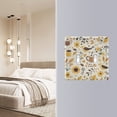 thumbnail image 4 of Yayeee Toggle Light Switch Wall Plate 2-Gang 4.56"x4.48" Decorative Outlet Cover, Beige Birds Floral, 4 of 7