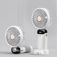 thumbnail image 1 of Ventilador de mano con Perfume, molino de viento con carga USB, pequeño ventilador de escritorio para estudiantes, ventilador de mano de verano para viajes al aire libre, 1 of 3