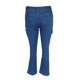thumbnail image 5 of Txlixc Pantalones vaqueros de bocina para mujeres casual pantalones vaqueros elásticos de cintura alta de color sólido, pantalones callejeros de varios bolsillos Txlixc moda, 5 of 9
