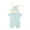 Green, variant on Kkkded Boys Girls Hooded Ears Baby Romper Jumpsuit with Zipper 0-18 Months Newborn Cotton Pajamas Summer Cute Onesie Short Sleeve Bodysuit