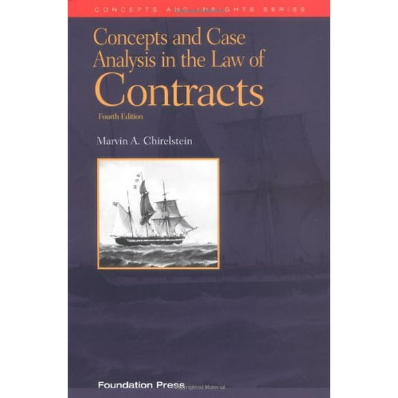 Pre-Owned Concepts and Case Analysis in the Law of Contracts (University Textbook Series) Paperback