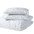 thumbnail image 4 of Better Homes & Gardens King Comforter Set, All-Season, 3-Piece, Arctic White Pintuck, 4 of 7
