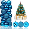 thumbnail image 1 of Estrela Festive Christmas Baubles - Set Of 24 For Tree Decoration, 1 of 5