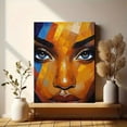 thumbnail image 6 of Abstract Woman Face Canvas Wall Art，Suitable for Living Room， Bedroom， Bathroom， Office， and Dinning Room Decoration., 6 of 8
