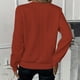thumbnail image 4 of Camisas Sentuca para mujer, estilo jersey, cuello redondo, manga larga, blusas casuales lisas, 4 of 7
