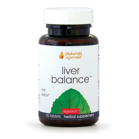 Liver Balance | 60 Herbal Tablets | Powerful Natural Herbal Supplement with Neem, Sandalwood & Amla for Liver Detox | Promotes Digestion & Metabolism | Clearer Skin | Promotes Natural