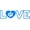Baby Blue, variant on Vinyl Wall Decal: Love Cats Vinyl Wall Decal / Sticker | Kittens Decor / Decoration - 20"x8" [cat3]