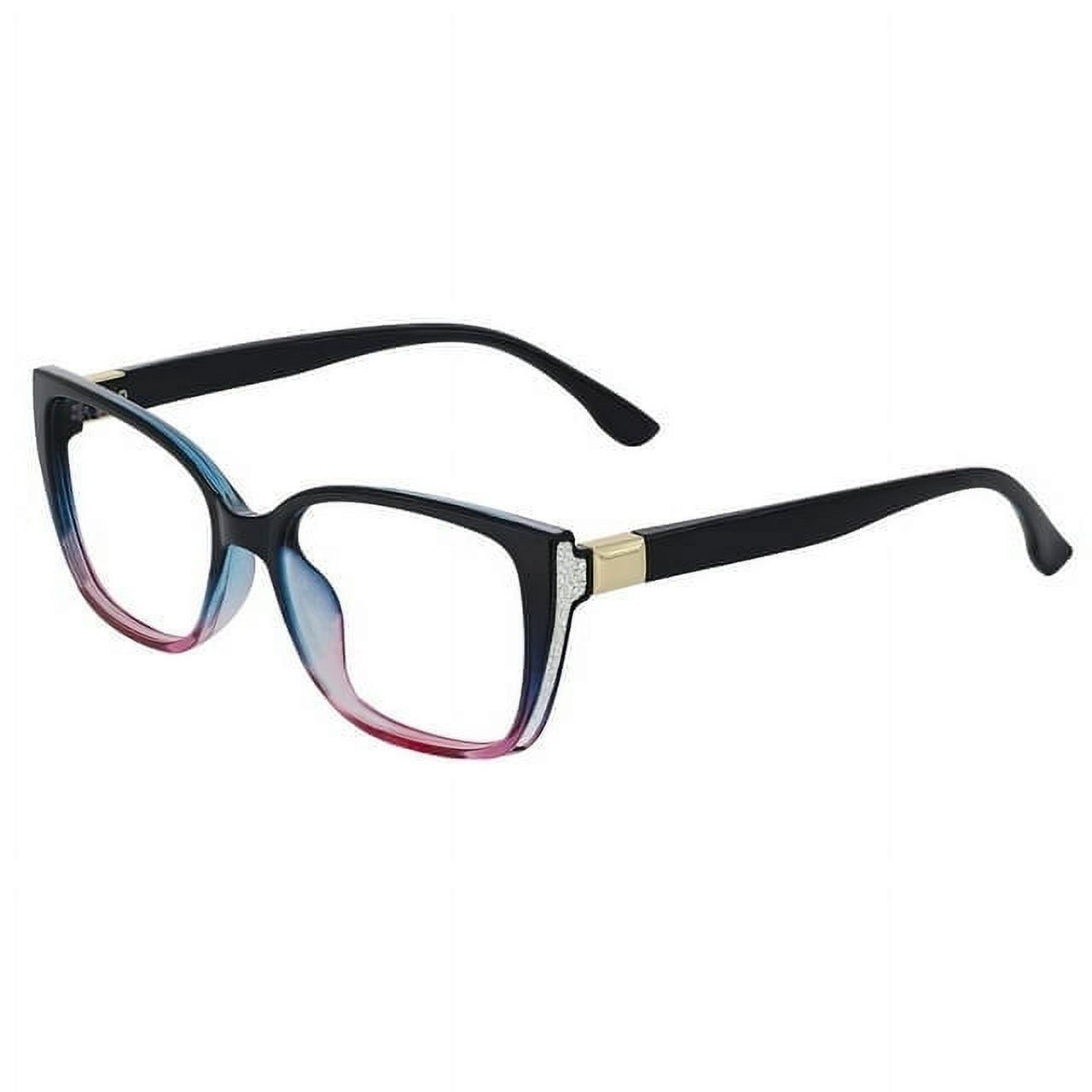OCCI CHIARI Fashion Reading Glasses for Women 1.50 OversizedReaders 1.0 1.25 1.5 1.75 2.0 2.25 2.5 2.75 3.0 3.5 4.0 5.0 6.0 (Blue-Purple,3.0+)