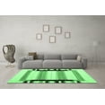 thumbnail image 3 of Ahgly Company Indoor Square Abstract Emerald Green Contemporary Area Rugs, 8' Square, 3 of 4