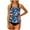 Blue 01, variant on Yievot Tankini Swimsuits for Women Two Piece Bathing Suits Tummy Control Sporty Athletic Swimwear