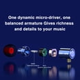 thumbnail image 4 of Auriculares intrauditivos con cable TRN M10, auriculares DIY 1BA + 1DD Hybrid Dynamic, 4 of 8