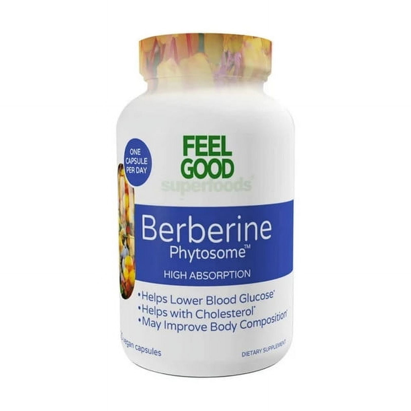 Feel Good Superfoods Berberine Phytosome, 120 Vegan Capsules - 2 Pack