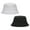 Black & White, variant on 2-Pack Navy & Olive Washed 100% Cotton Bucket Hat Everyday Cotton Style Unisex Trendy Lightweight Outdoor Hot Fun Summer Beach Vacation Getaway Headwear