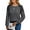 Black, variant on UVN Blouses for Women Casual Long Sleeve Shirts Dressy Hollow Out Lace Button Tops Fall Lightweight Pullover