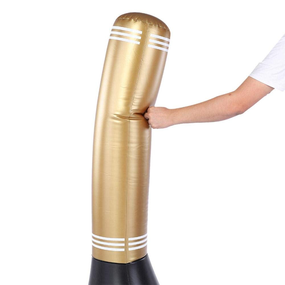 SPRING PARK 1.5m Inflatable Punching Bag for Kids and Adults, Bounce Back Boxing Bag Fitness Punching Bag for Karate Taekwondo Kick and Hits Training