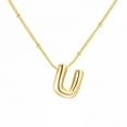 thumbnail image 4 of LYMAYTER Collier Pendentif Initial pour Femmes - Lettre Ballon, Ajustable-Cyclable, 4 of 7