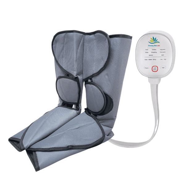 Presoterapia por Compresión de Aire Dreamy Skin Piernas Brazos y Pies Con Calor Ajustable Negro