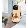 thumbnail image 5 of WIRESTER Shockproof Soft Rubber Cover Case for Apple iPhone 15 Pro Max 6.7" 2023, Pembroke Welsh Corgi Dog Butt Looking Back On Sunset Background, 5 of 5