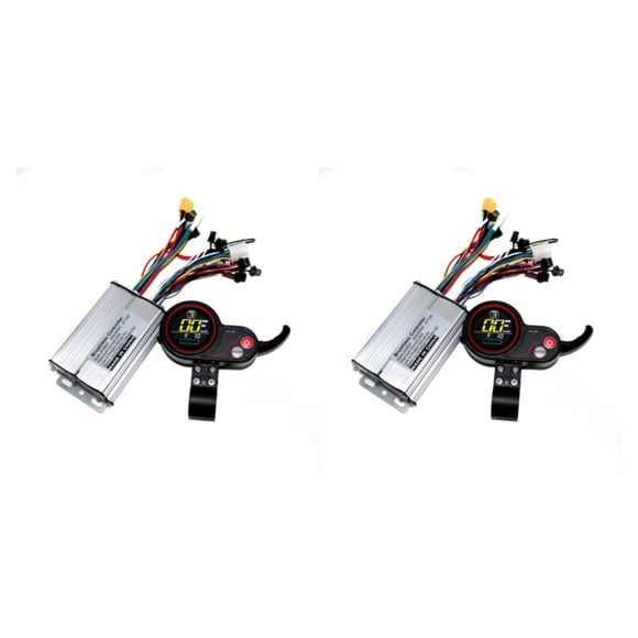 Greeniant Kit de controlador de scooter eléctrico con pantalla LCD - Operación de muy bajo ruido equipada con conector PAS Type3 NO3