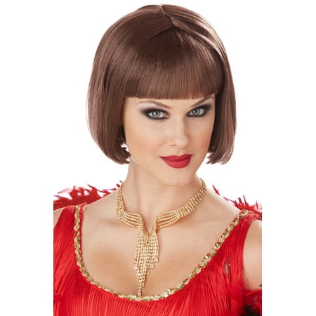 Classic Flapper Costume Wig (Brunette)