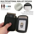 thumbnail image 6 of Dteck for MagSafe Wallet, Strong Magnetic Wallet for iPhone 17/16/15/14/13/12 Series,Magnetic Card Holder Wallet with Zipper Pocket for iPhone Wallet MagSafe with 4 Card Slots RFID Blocking, Black, 6 of 7