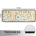 thumbnail image 5 of Kitchen Rugs Sets Of 2,Pioneer Flower Floral Print Pattern Anti Fatigue Kitchen Mat Rugs Non Slip Washable,Decorative Kitchen Floor Mats for Kitchen,Sink,Laundry,17"x47"+17"x47", 5 of 5