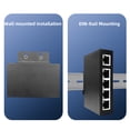 thumbnail image 3 of Rallonge POE 5 Ports 100Mbps 1 Interrupteur Réseau 4 Sorties Répéteur IEEE802.3af TAPDRA Pièce de Rechange, 3 of 4