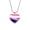 Genderfluid, variant on Unisex Stainless Steel Personalized Rainbow Pride Lgbt Heart Pendant Necklace for Lesbian