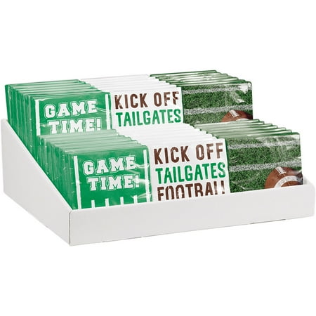 42PC FOOTBALL PARTY NAPKINS COUNTER DISPLAY FOOTBALL PARTY 1/42CT