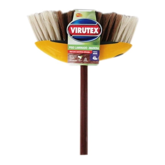 Escoba Virutex para superficies delicadas con mango