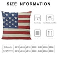 thumbnail image 5 of YINGXI  American Flag Red White Blue Throw Pillow Covers 18x18in, 5 of 5