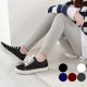 thumbnail image 2 of Leggings deportivos de algodón rasgados para mujer, primavera 2024, ropa para mujer, pantalones ajustados sólidos coreanos, envío directo, 2 of 5