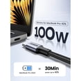 thumbnail image 2 of Cable USB C a USB C UGREEN de 100 W, paquete de 2 m, para iPhone MacBook, 2 of 9