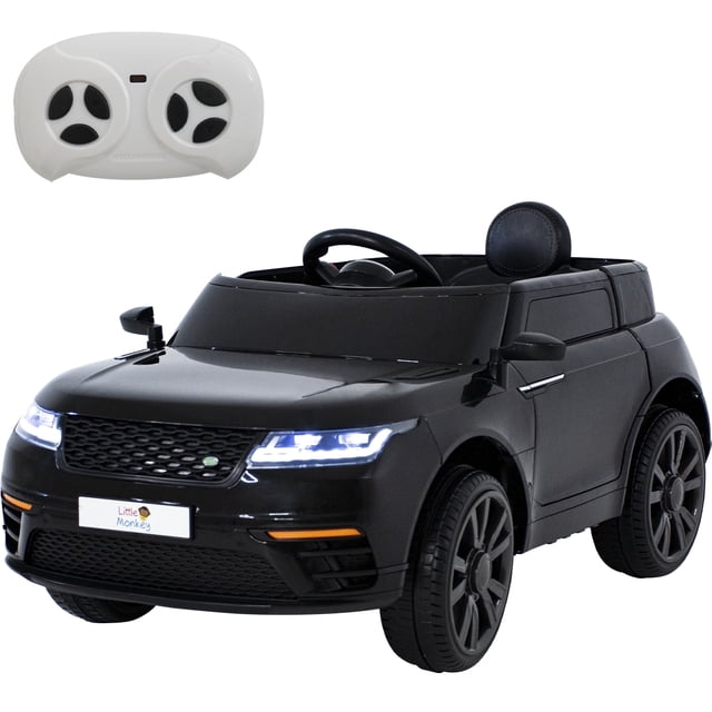 Montable Electrico Camioneta Little monkey Negra 12V Control Remoto