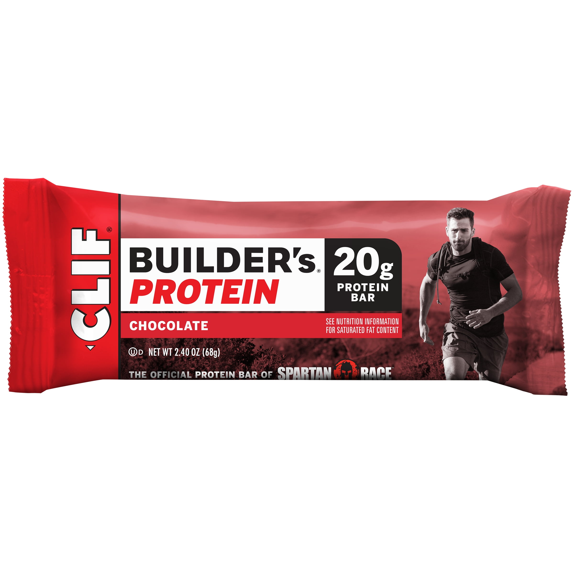 CLIF® Builders® Protein Chocolate Protein Bar 2.4 oz. Wrapper Walmart