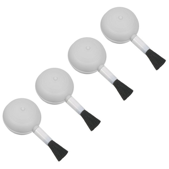 Unique Bargains Air Dust Blower and Soft Brush 4Pack 20mm Keyboard Cleaning Brush  for Laptop Computer Screens Gray