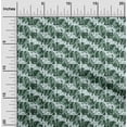 thumbnail image 2 of oneOone Silk Tabby Dark Green Fabric Asian Block Craft Projects Decor Fabric Printed By The Yard 42 Inch Wide, 2 of 4