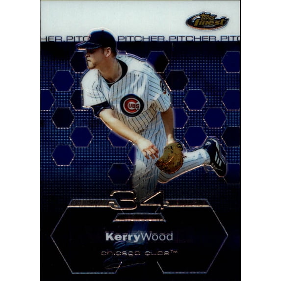 2003 Topps Finest #26 Kerry Wood MLB Baseball Trading Card