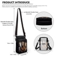 thumbnail image 6 of HELLHERO Women Crossbody Bag for Women Travel, Outdoor and Daily Use Lotus Watercolor Tote Women Shoulder Bag Double-layer, 6 of 7